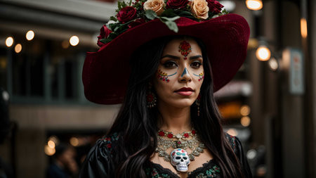 People gather outside Gucci fashion show building for Milan Women's Fashion Week in Milan.の素材