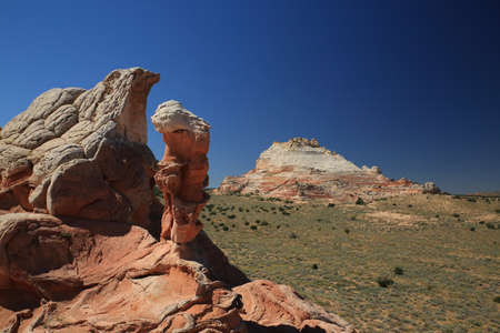 White Pocket in the Vermilion Cliffs National Monument, Arizonaの写真素材