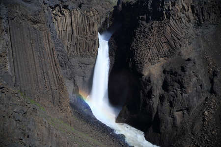Hengifoss Waterfall in Eastern Iceland