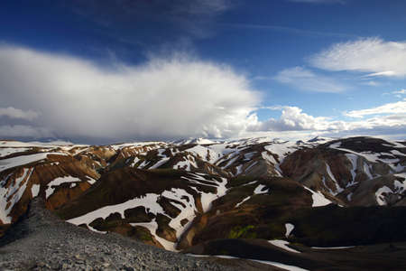 Landmannalaugar Islandの写真素材