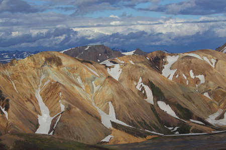 Landmannalaugar, Fjallabak Nature Reserve, Highlands of Icelandの写真素材