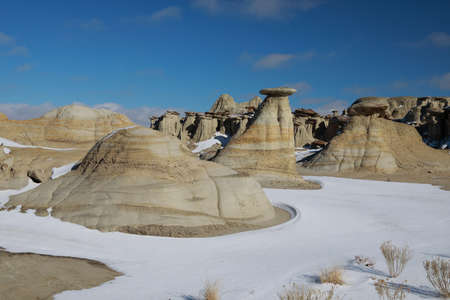 Ah-Shi-Sle-Pah Wilderness Study Area in winter ,New Mexico,USA
