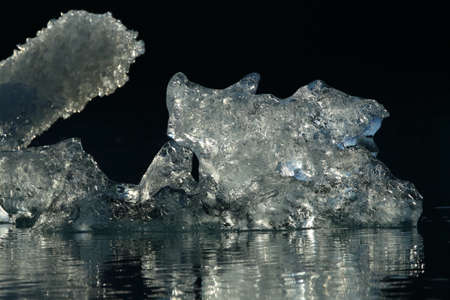 Beautiful view of icebergs in Jokulsarlon glacier lagoon, Vatnajokull National Park, Iceland