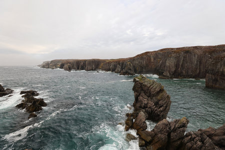 The Chimney, at Spillars Cove in Newfoundland and Labrador, Canada