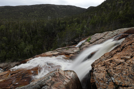 South East Brook Falls, Gros Morne National Park, Newfoundland and Labrador NL, Canada