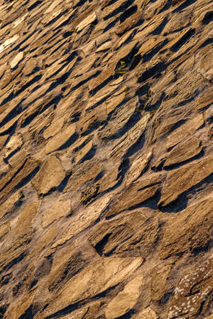 Stones diagonal background textureの写真素材