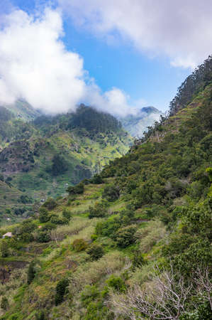 Mountain view in the north of Madeira, Portugal
