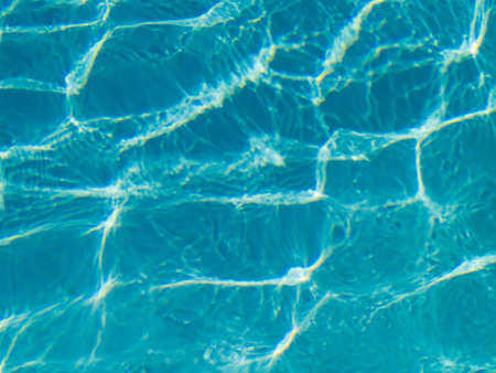 Blue Swimming Pool Water in Full Sunlight