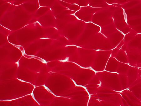 Red Swimming Pool Water as an Abstractの写真素材