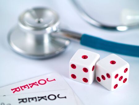 Joking around with your health is a bad gameの写真素材