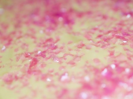 Cookie and Cake Icing and Pinkish Colored Sugarの写真素材