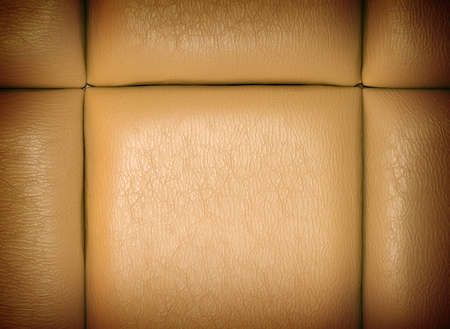 Tan Leather Upholstry Background with a Repetitive pattern and Dark Borderの写真素材