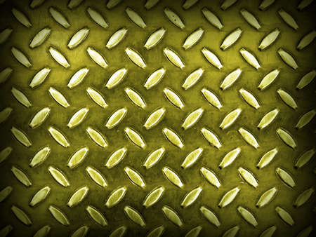 Diamond Gold Toned Metal Background Texture with Dark Edgeの写真素材