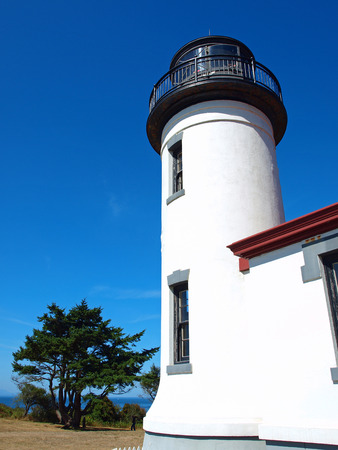 Adniralty Head Lighthouse on Whidbey Island Washington USAの写真素材