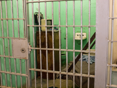 Interior of an Historic State Penitentiary in Boise Idaho USAのeditorial素材
