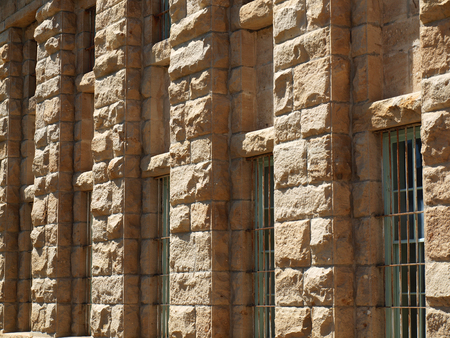 Old Idaho State Penitentiary in Boise Idaho USAのeditorial素材