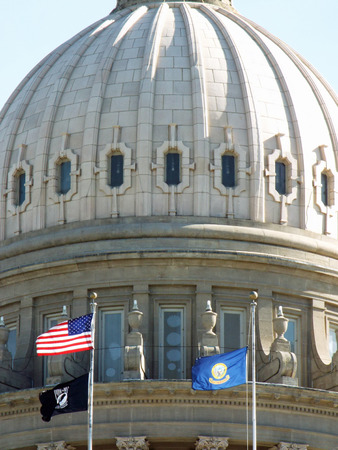 Domed Capitol Building in Boise Idaho USAのeditorial素材