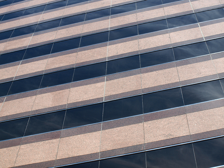 Highrise Office Building made of Concrete and Glass