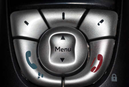 Desk phone close upの写真素材