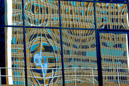 Skyscraper Reflectionの写真素材