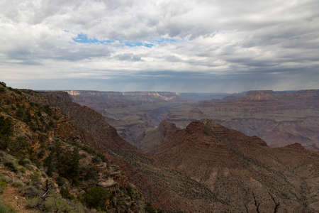 view from south rim of Grand Canyonの写真素材