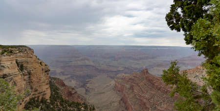 view from south rim of Grand Canyonの写真素材