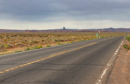 long straight road in arizona