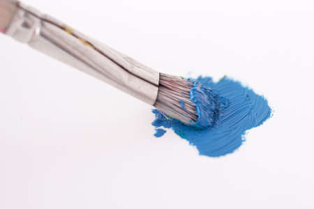 blue paintingsの写真素材