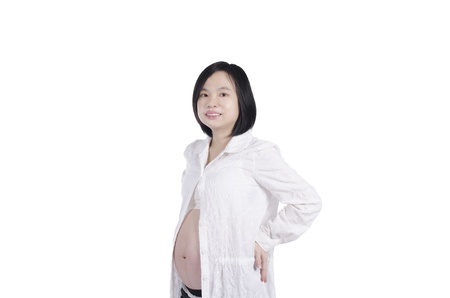 Beautiful pregnant woman の写真素材