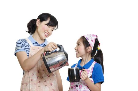 Mother and daughterの写真素材