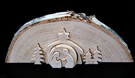 Christmas Nativity Sceneの写真素材