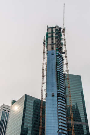 High rise construction siteの写真素材