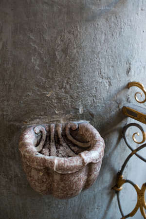 Stoup in catholic churchの写真素材