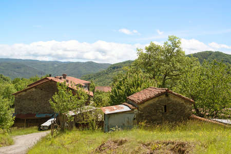 Old farm in Liguria, Italyの写真素材