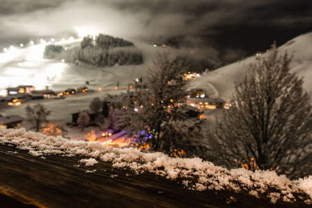 Picturesque winter scene