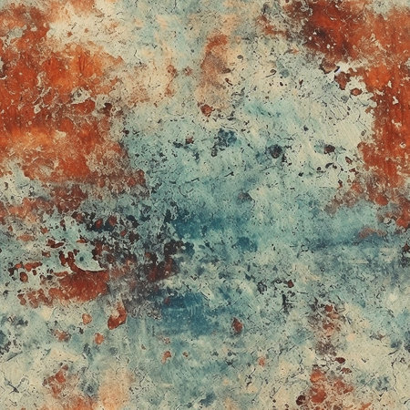 grunge texture: concrete and rust as background, can be used as wallpaper tiles since the edges match perfectの素材