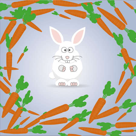 The decision of the rabbit. のイラスト素材