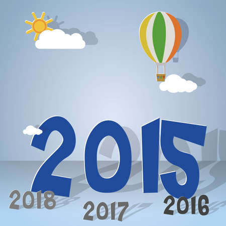 Haooy new year.Vector imageのイラスト素材