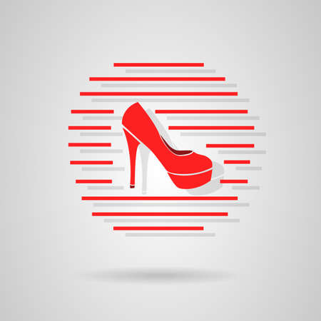 icon shoes in vector formatのイラスト素材
