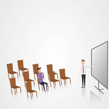 Training day alone. Vector imageのイラスト素材