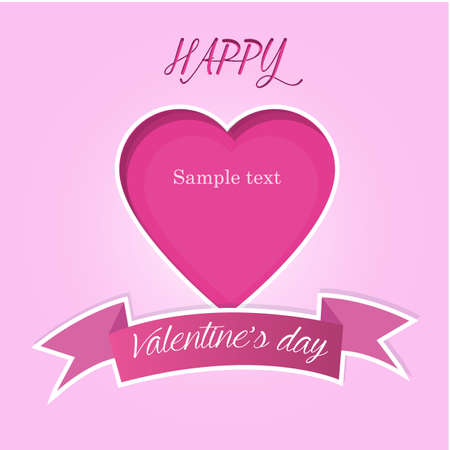 Card for valentines day.のイラスト素材