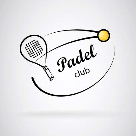  Racket and Tennis ball. のイラスト素材