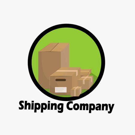 Logo shipping companyのイラスト素材