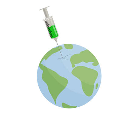Injection health for the worldのイラスト素材