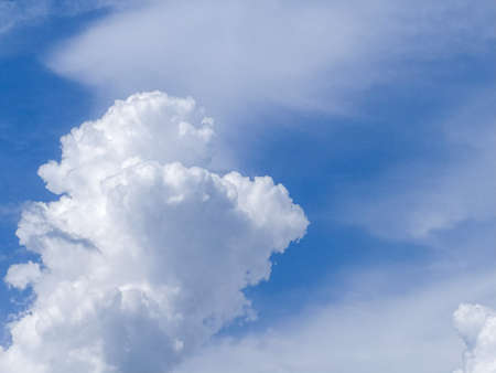 Cloud at blue sky before stromの写真素材