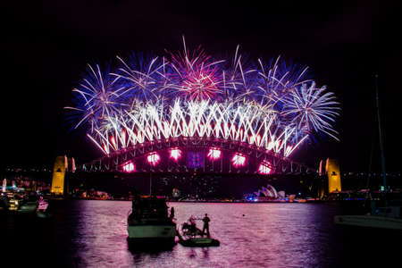 Sydney firework show 2014のeditorial素材