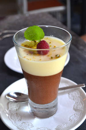 chocolate mousseの写真素材