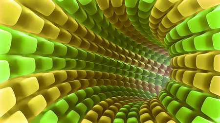 futuristic 3d plate abstraction background with conceptual design