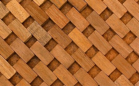 wooden bath mat