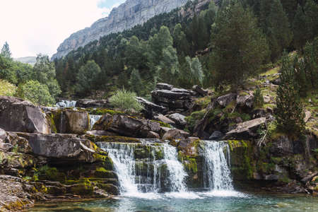 Waterfalls in Monte Perdidoの写真素材